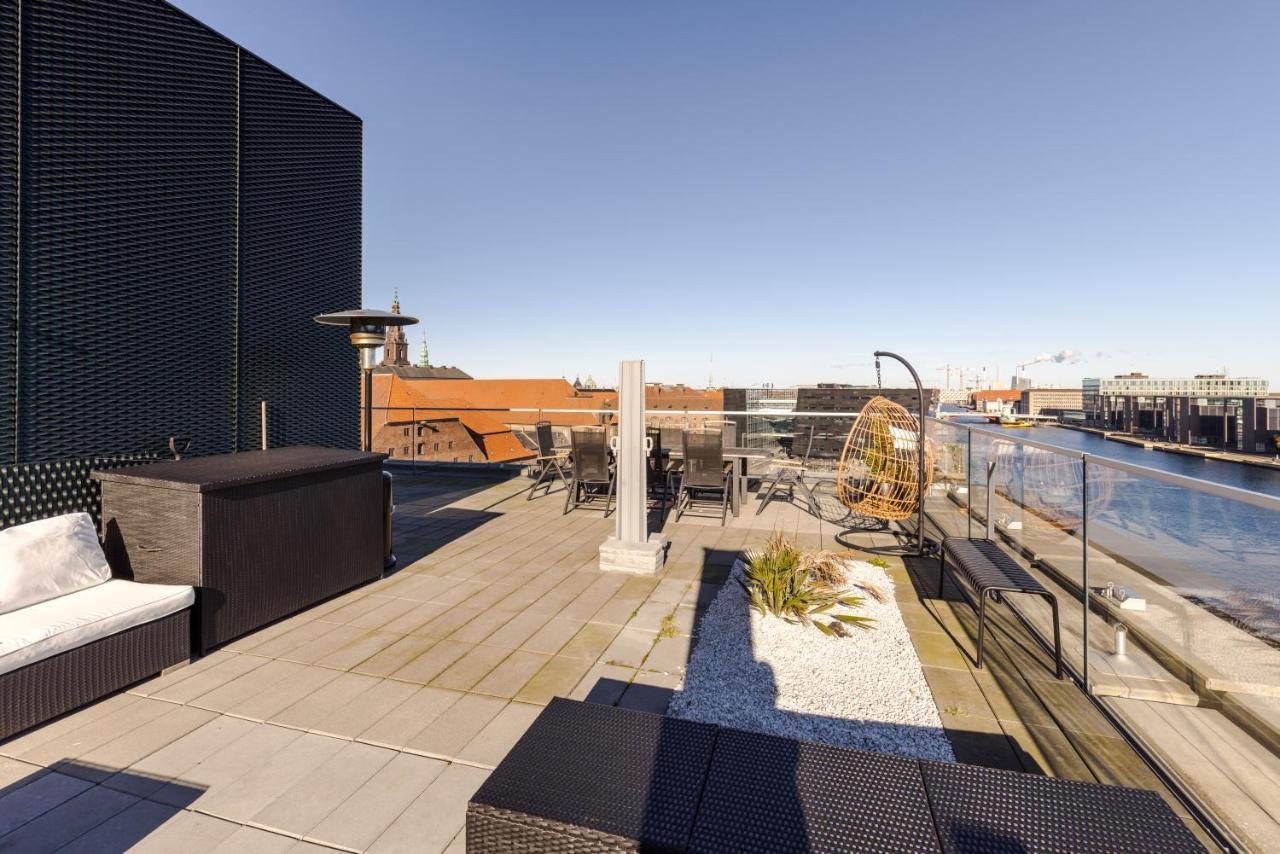 Luxury Harbourfront Penthouse With Private Rooftop Kopenhagen Exterior foto
